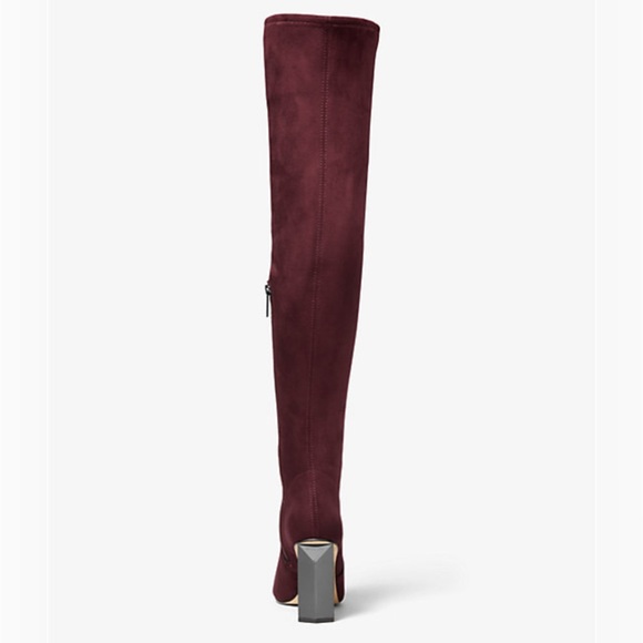 Michael kors Petra Stretch Over-The-Knee Boot size 8 Dark oxblood New with box - Picture 4 of 10
